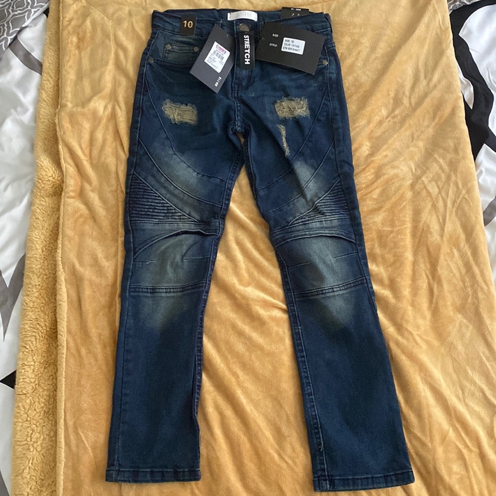 Boys size 10 GS -115 Moto jeans
